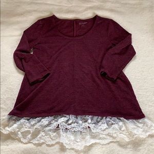 Maroon blouse